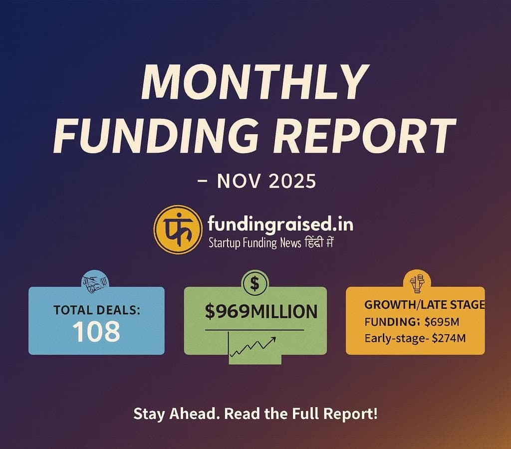 🚀 नवंबर 2025 भारतीय स्टार्टअप फंडिंग में मंदी, लेकिन IPO की धूम!