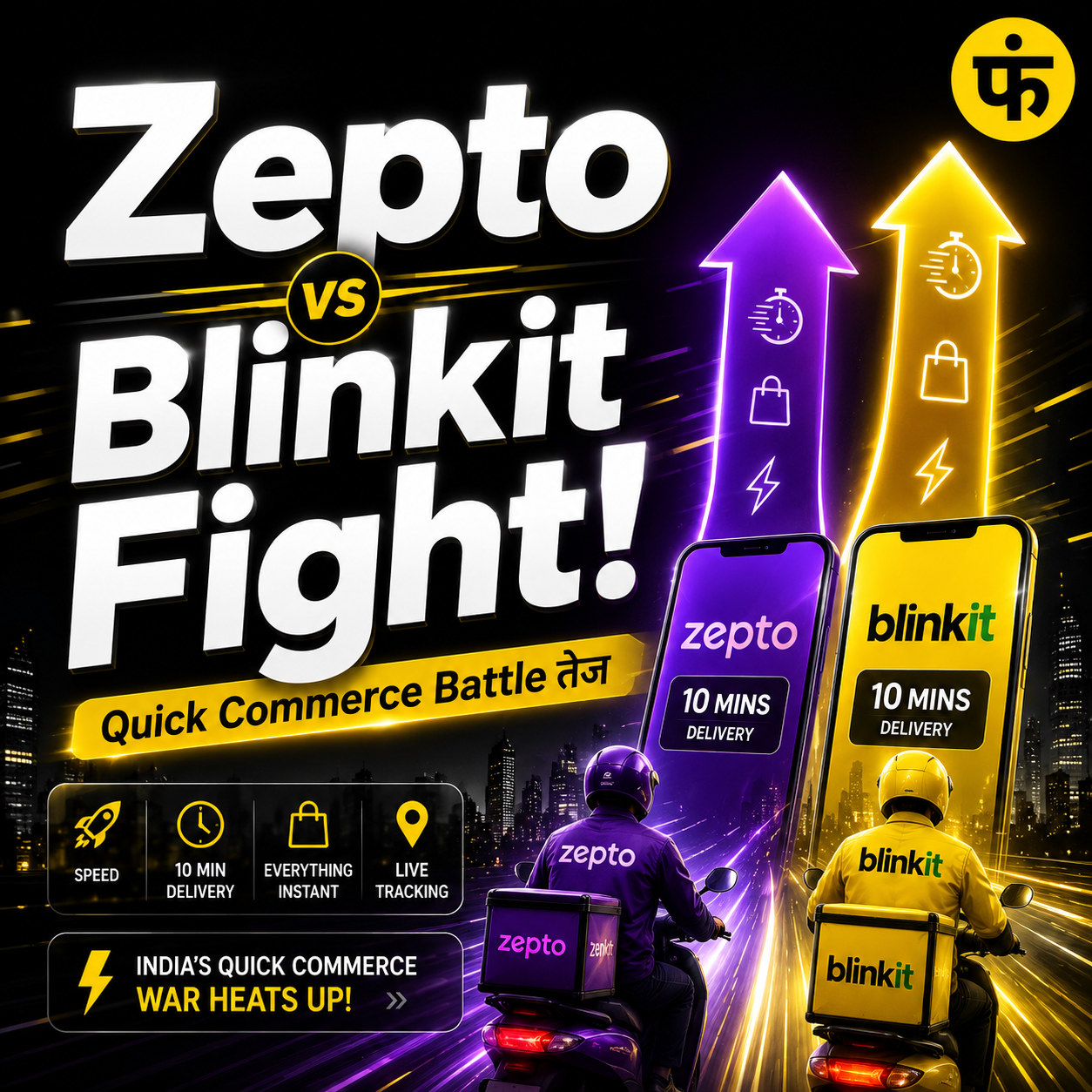 🛒 Zepto vs Blinkit भारत की Quick Commerce लड़ाई अब और तेज